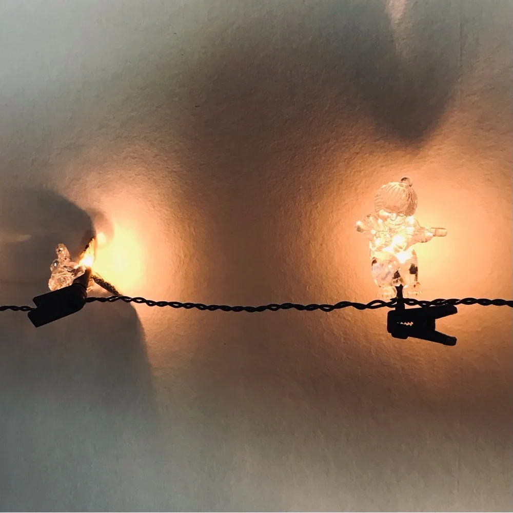 VTG Set of 20 Lighted Angels Cherubs Ornaments Christmas Holiday